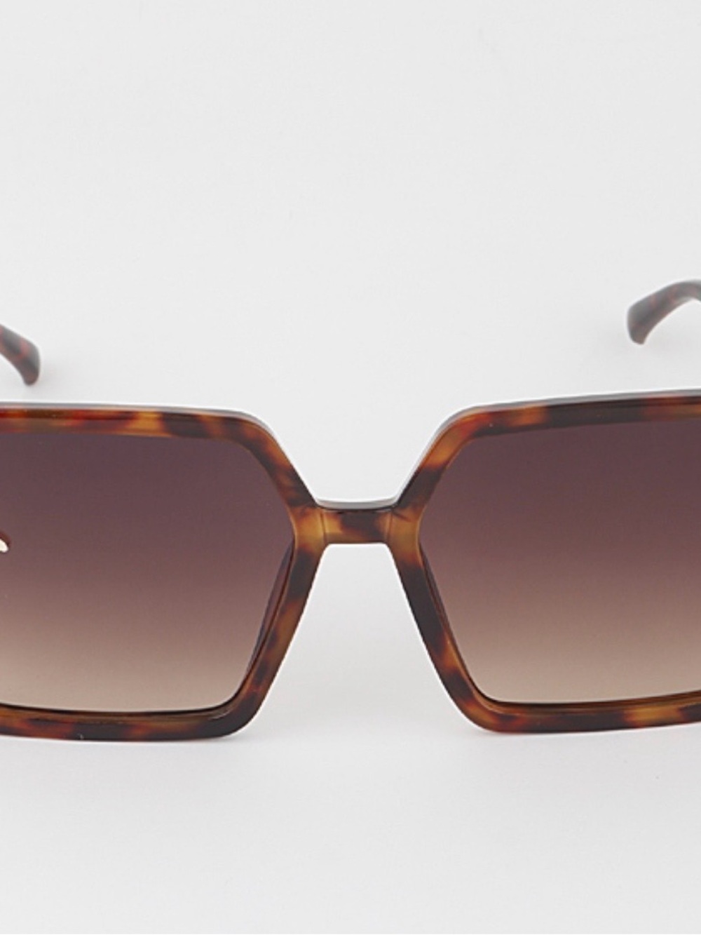Gucci Havana Tortoiseshell Oversized Square Women's Sunglasses - Gradient Brown